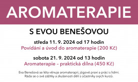 Aromaterapie s Evou Benešovou 11.9.